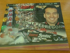 Tony Pedregon Signed Castrol Syntec Hero Card Nhra Funny Car Autographed Tony Pedregon Signed Castrol Syntec Hero Card Nhra Funny Car Autographed