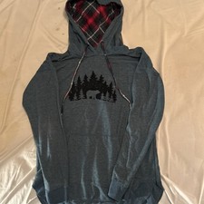 Maurices Women's Sweatshirt Rustic Blue Long Sleeve Size Small Fall/Winter