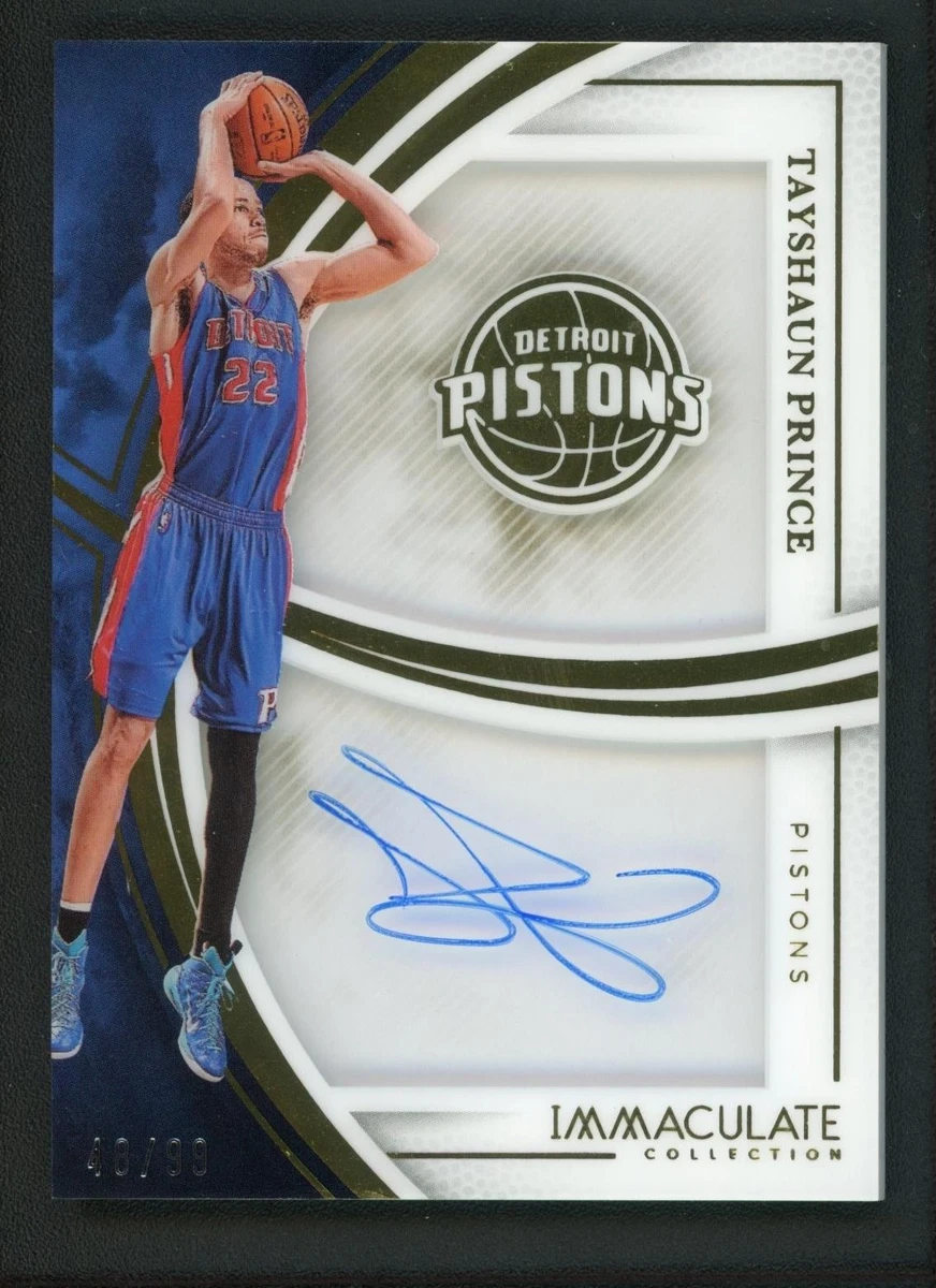 Basketball Trading Cards Tayshaun Prince Sports Autographed for