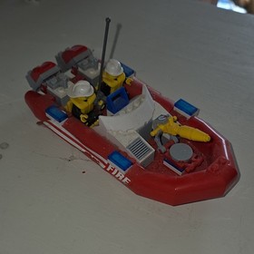 LEGO CITY Fire Complete Sets Fire Truck Fire Boat 7213 7208 7239 Minifigures