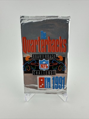 1991 Dominoes Upper Deck The Quarterbacks-Quarterback Challenge Sealed Pack NFL