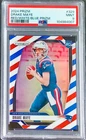 2024 Prizm Drake Maye Red White & Blue Prizm Rookie Card 329 Graded PSA 9 MINT!