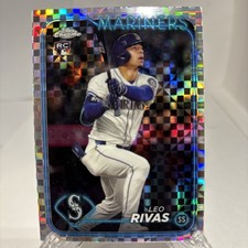 2024 Topps Chrome Update Series - Leo Rivas #USC76 X-Fractor (RC)