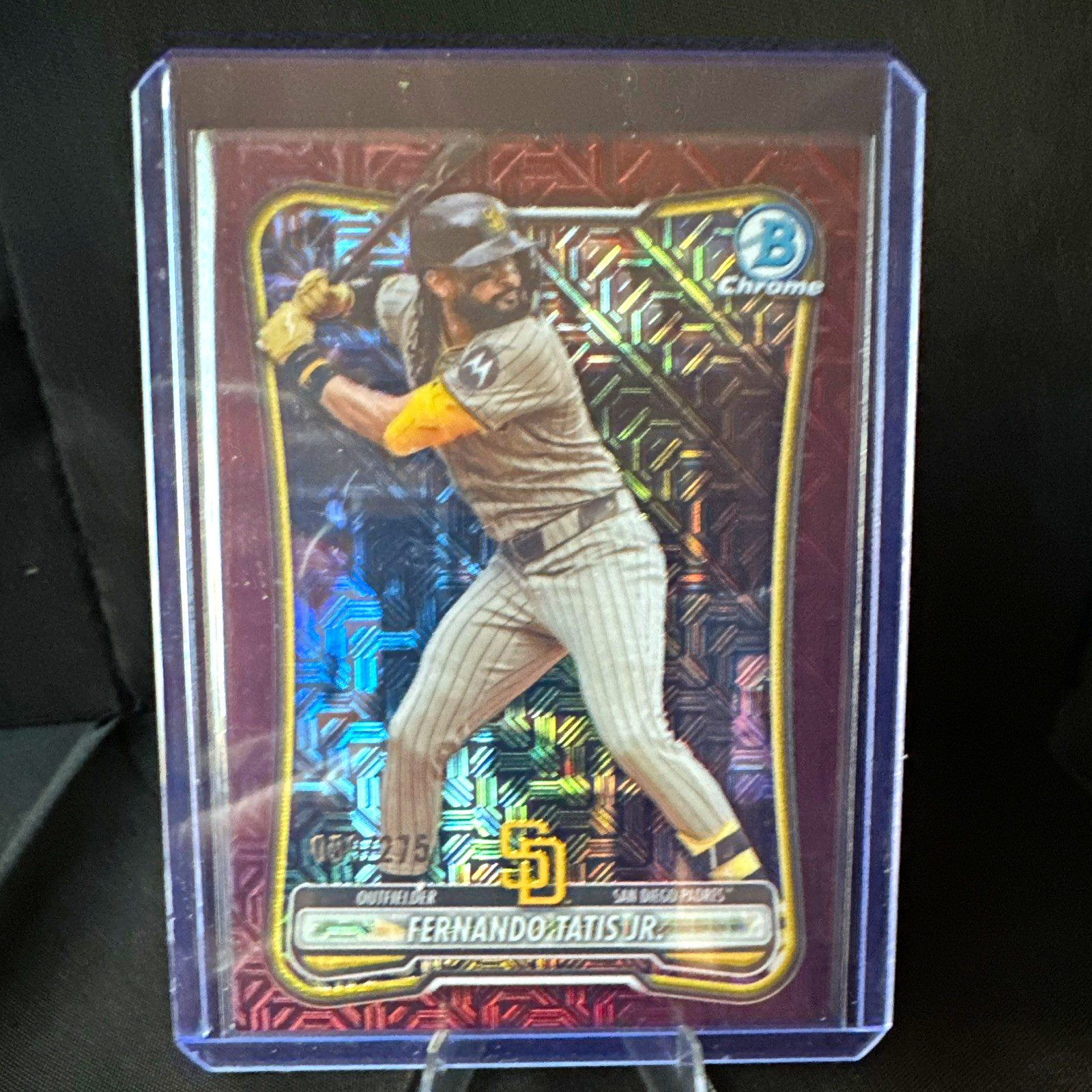 2026 Bowman Burgundy Mojo Refractor-Fernando Tatis Jr #47 59/275-Padres