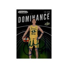 Sue Bird Seattle Storm Autographed 2020 Panini Prizm "Dominance" Trading Card