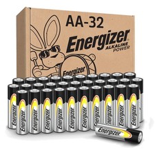 AA Batteries Alkaline Power 32 Pack Double A Batteries for Remote TV Flashlight
