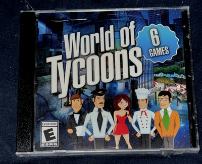 World of Tycoons, PC Video Game 6 Games UIG Entertainment NEW SEALED RATED E