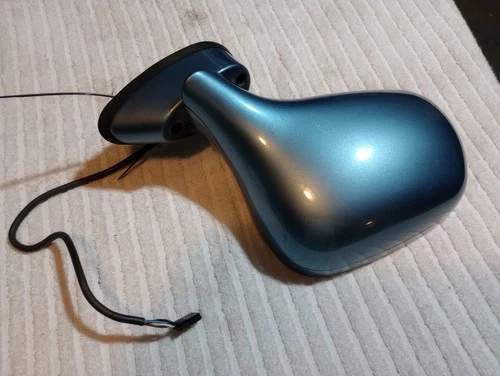 1996-2002 BMW Z3 E36 Right Door Mirror Side View blue OEM Used