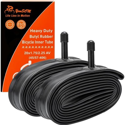 Fahrradschlauch 20 Zoll, 20x1.75, 1.95, 2.25, MTB, E-Bike, Butyl, Schrader