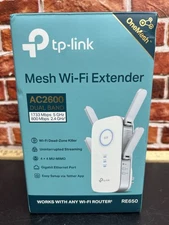 TP-Link RE650 AC2600 WiFi Extender Dual Band Gigabit MU-MIMO Access Point