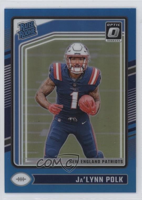 2024 Panini Donruss Optic Rated Rookie Aqua Prizm /299 Ja'Lynn Polk #240 1r0z