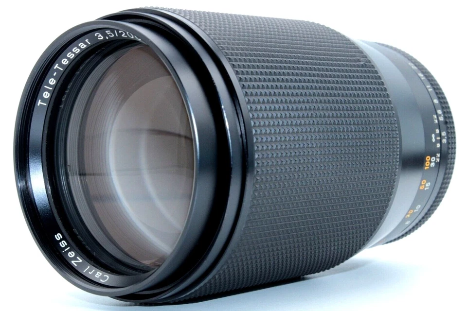 Excellent+++++ Contax Carl Zeiss Tele Tessar 200mm f/3.5 Portrait Lens AEG Japan - Image 2 of 4