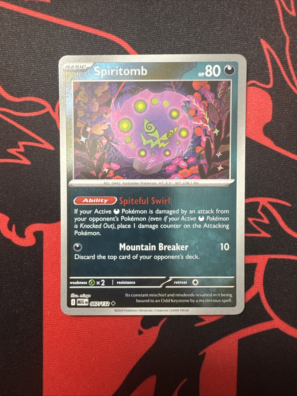 Spiritomb 087/132 Me01: Mega Evolution Reverse Holo NM