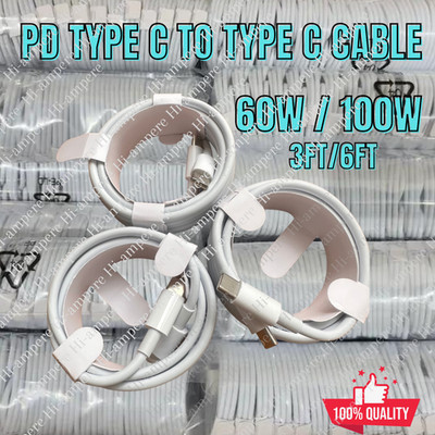 Wholesale 60W /100W Type C Fast Charger PD USB C To C Cable For i-Pad /M-acbook