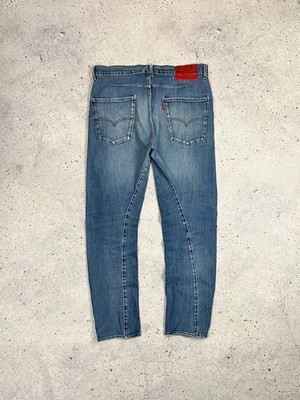 Levis Engineered 502 Washed Distressed Jeans Slim Taper Fit Premium Size 34