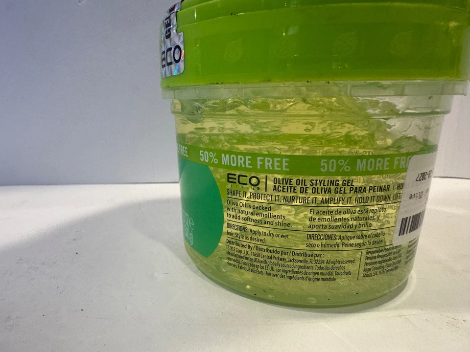Gel de peinado Eco Styler _aceite de oliva _12 oz (340 ml) Foto 4 de 4