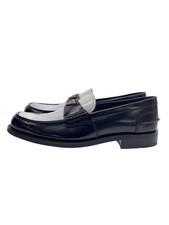 PRADA Triangle Plate 2DB223 EU41.5 US8.5 Black
