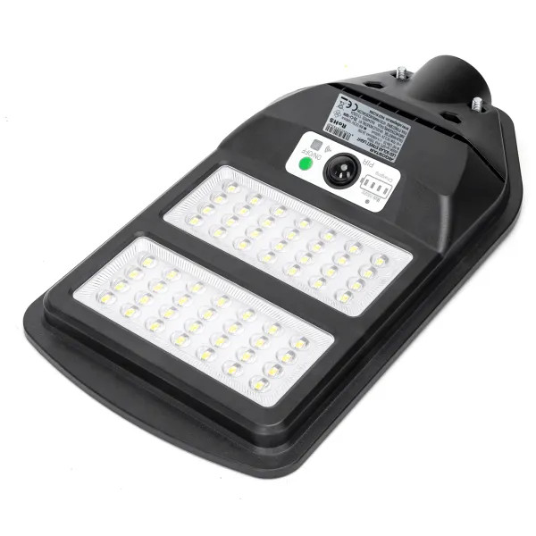 Aigostar Lampione Solare LED 70W 6500K IP65 Sensore Movimento Batteria 4000mAh