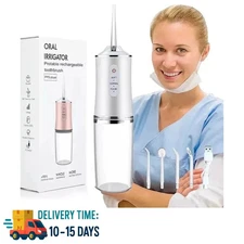 New Cordless Water Flosser Dental Oral Irrigator Travel Teeth Cleaner Floss Pick