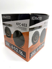 NEW Kenwood KFC-653 6-1/2" 2-Way Concert Series Car Speakers – 320W Peak Power