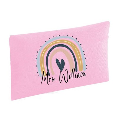Personalised Mrs William Rainbow Boho Teacher Occupations Students Pencil Case