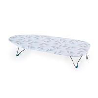 Beldray Tabletop Ironing Board 76x31cm Foldable Lightweight Cotton Cover Beige