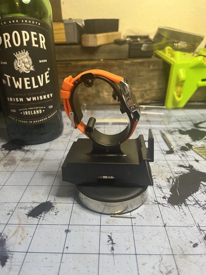 Casio A158 Dorado - Charizard Pokémon 151 Inspirado - Correa Naranja Única Foto 4 de 4