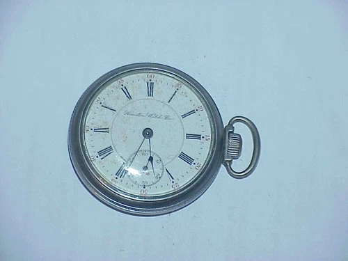 Vintage Hamilton "The Union" Mens 17 Jewels Pocket Watch That DOES Work