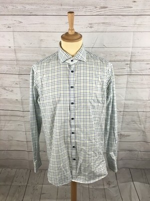 Herren GIno Marcello Hemd - XL - Kariert - Made In Italy - Top Zustand