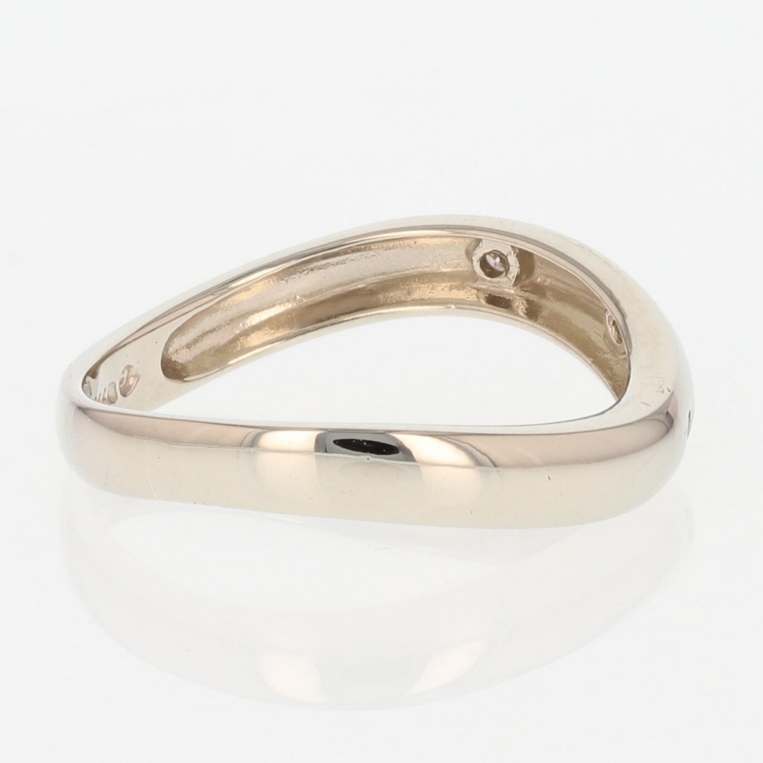 .03ctw Round Cut Diamond Flush Set Stackable Band… - image 4