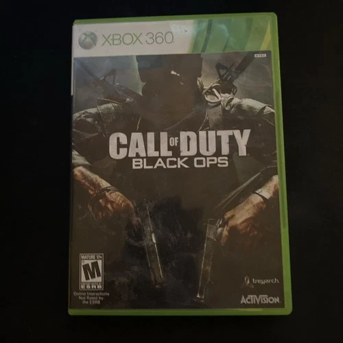 Call of Duty: Black Ops (M) - Microsoft Xbox 360 REPLACEMENT CASE + MANUAL