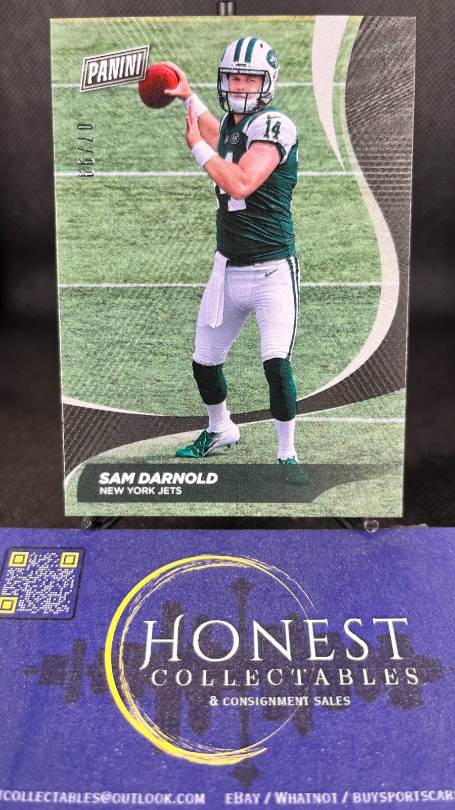 Sam Darnold /99 (RC, SP) - 2018 Panini Football Short Print Rookie 7/99 #RPS6