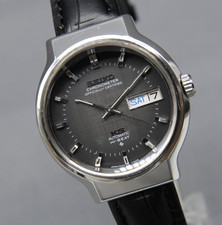 Vintage OH N MINT KING SEIKO 5626-7170 Hi-Beat Chronometer Black AT Mens Watch