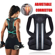 Waist Support Corrector Brace Men/Women Posture Back Lumbar Shoulder Belt Girdle