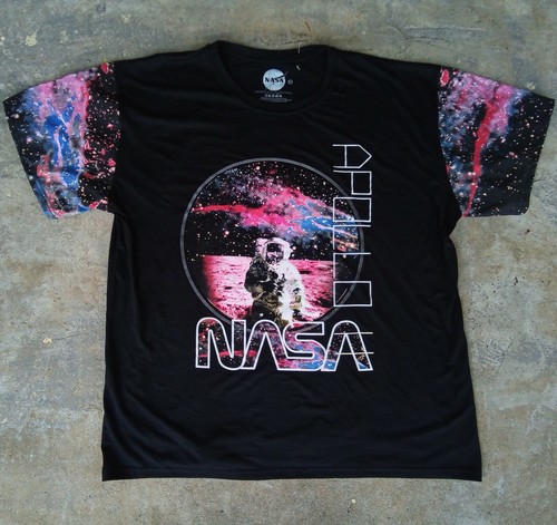 NASA Apollo Astronaut T-shirt Galaxy 