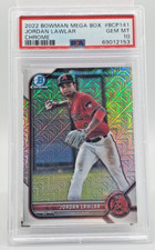 2022 Bowman Mega Box #BCP141 Jordan Lawlar Mojo Refractor PSA 10