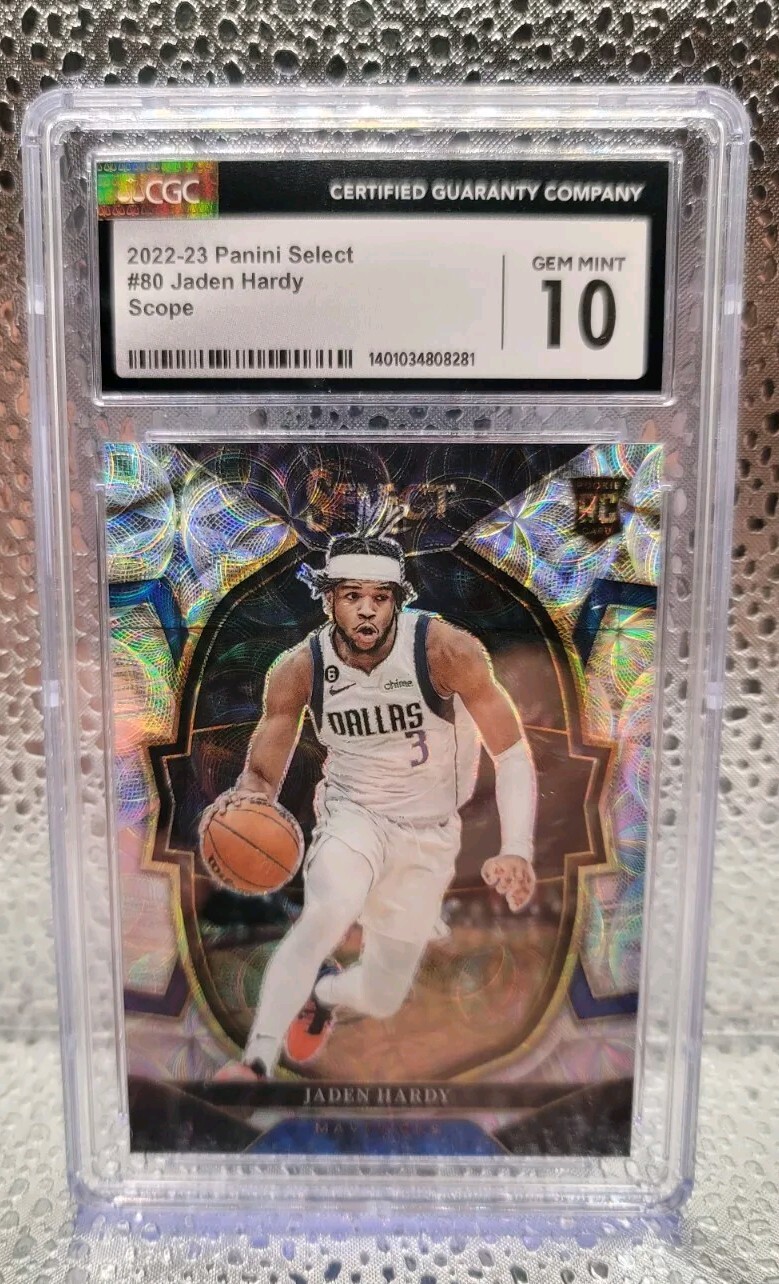 2022-23 Panini Select Jaden Hardy Rookie Concourse Scope Prizm ROOKIE CARD