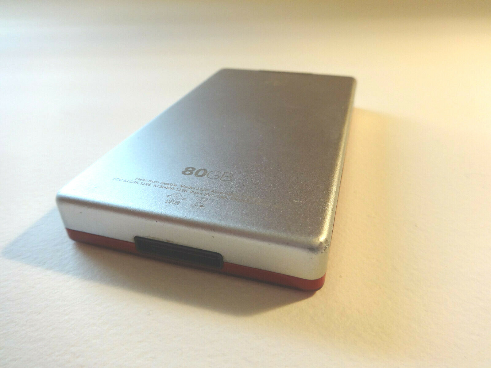 MICROSOFT ZUNE CUStOM RED/BLACK 80GB...NEW BATTERY... eBay