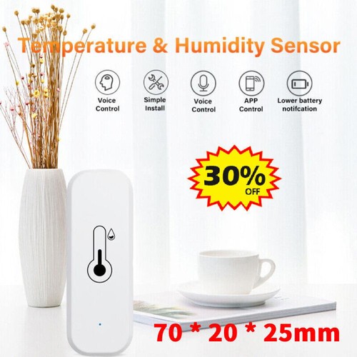 Tuya WiFi/Zigbee Temperature&Humidity Sensor Thermometer Home M6N5 Smart V49C - Picture 2 of 12