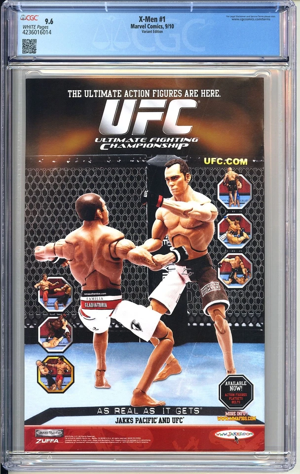 X-Men 1 CGC 9.6 2010 4236016014 Djurdjevic Drácula Villano Variante Llave Escasa Foto 2 de 2