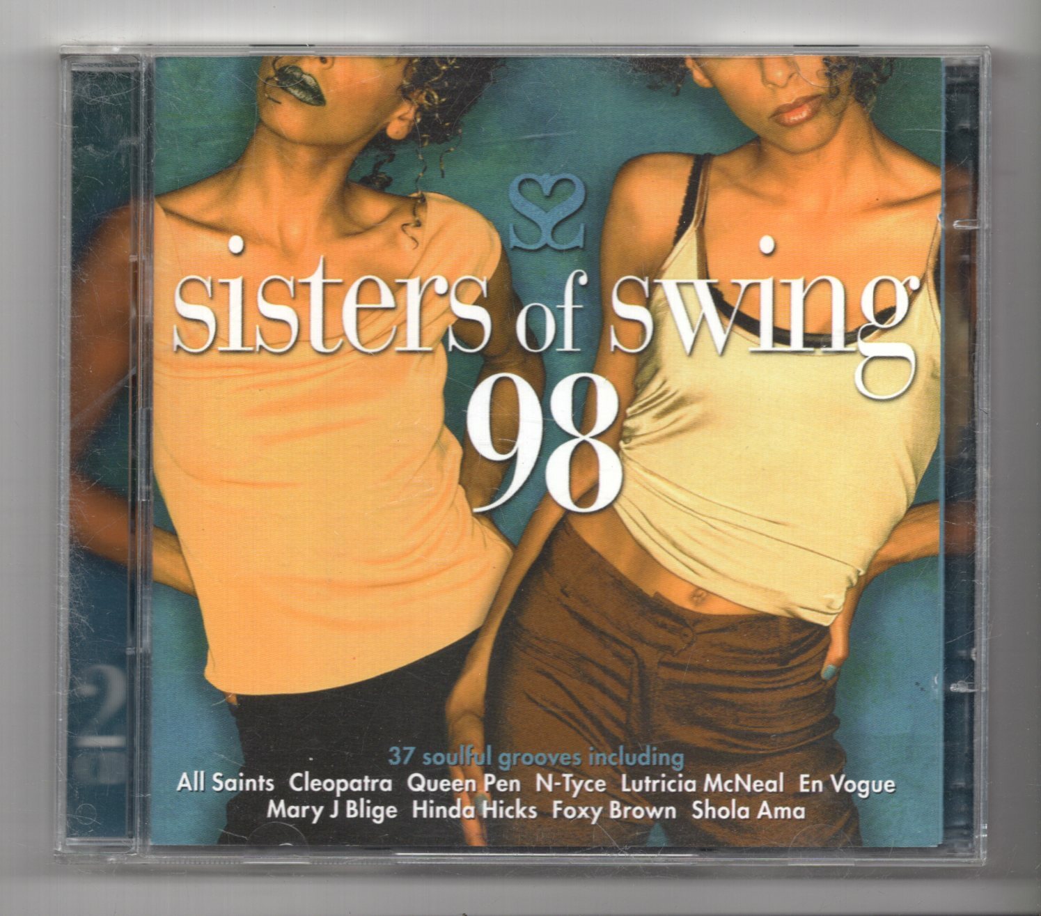 (KM970) Sisters Of Swing 98, 37 tracks various artists - 1998 double CD