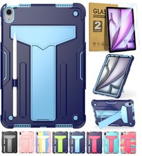 Case for iPad Air 11 inch M3 2025 / M2 2024 Shockproof Rugged Protective Stand