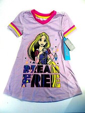 Elsa Sleepwear Disney Nightshirt Dream Free Night Gown Girls Pink NWT