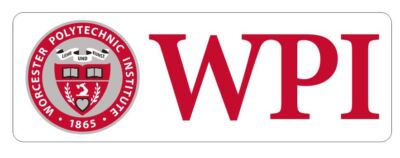 Worcester Polytechnic Institute Sticker Decal R7683
