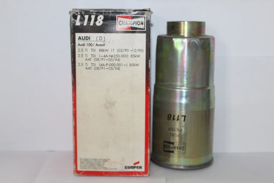 FILTRO GASOLIO CARBURANTE PER AUDI 100 AVANT 2.5 TDI DAL 1990 Foto 2 de 4