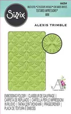 Sizzix Deco Leaves MINI ML Embossing Folder 666264 MSRP $9.99 by Alexis Trimble