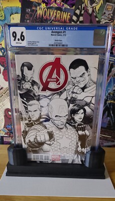 Marvel Avengers #1 CGC 9.6 Sketch Variant Steve McNiven COMIC BOOK
