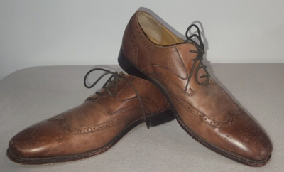 Florsheim Imperial 12082 Wingtip Leather Brown Oxford Shoes  display picture 3