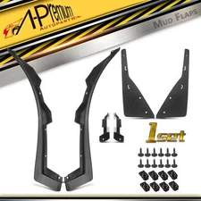 A-Premium 4Pcs Front & Rear Splash Guards Mud Flaps for Chevrolet Camaro 14-15