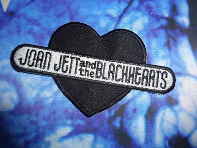 Joan Jett Shape Patch Gestickt Rock Lita Ford Poison Turbo Rock Glam Metal 666
